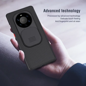 For Huawei Mate 40 Pro+ Tilfælde Nillkin CamShield Skub Kamera Beskyttelse Cover Til Mate 40 Pro Plus Beklædning