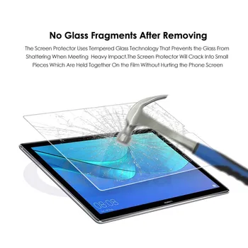 For Huawei MediaPad M6 10.8 tommer - 9H Tablet Skærm Protektor Beskyttende Film Anti Fingerprint Hærdet Glas