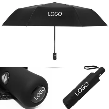 For JEEP Køretøj Emblem Tilbehør 1pc Automatisk Solen Regn Paraply Bærbare Mini Parasol Paraguas For Herre Dame Bil Gadget
