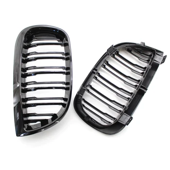 Foran Nyre-Line Grille Sport Grill Erstatning for BMW E81 1-Serie E87 2004-2007 M Power