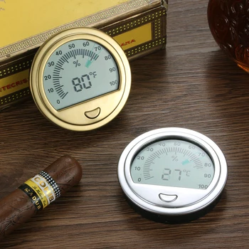 GALINER Mini Cigar Hygrometer Bærbare Præcise Humidor Tilbehør Præcise Cigar Af Fugtighed Tester Hygrometer Til Humidor