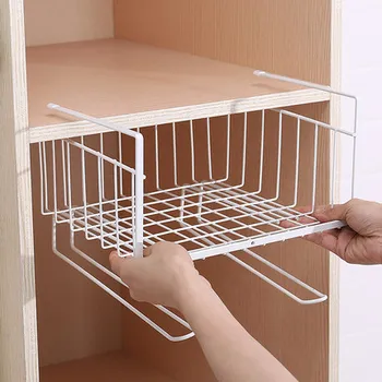 Garderobe Storage Rack Indehavere Køkken Opbevaring Bøjle Hylder