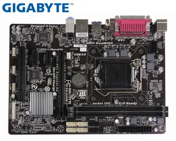 Gigabyte GA-B85M-D3V oprindelige bundkort til intel DDR3 LGA 1150 16GB USB2.0 USB3.0 DVI VGA B85 brugte Desktop motherborad