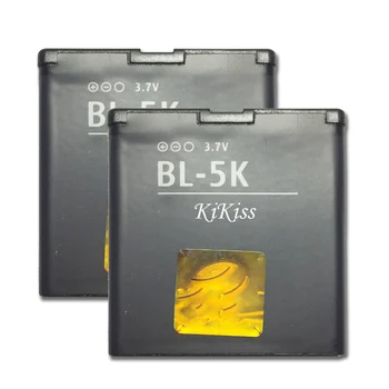 Grade Et Lithium-Polymer-Batteri BL-5K For Nokia N85 N86 N87 8MP 701 X7 X7 00 C7 C7 00 BL 5K 1300mAh Batteri