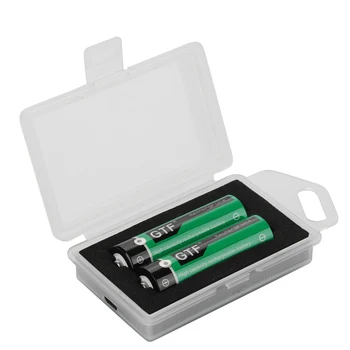 GTF 1,5 V AA 1900mAh USB-AA li-ion Batteri 2800mwh reelle kapacitet li-polymer genopladelige batteri med USB-kabel
