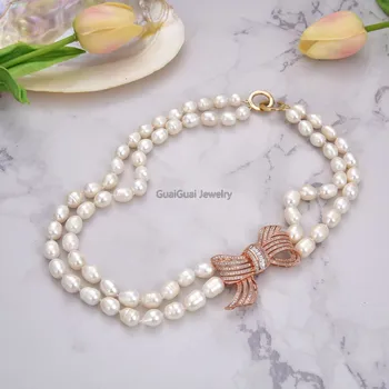 GuaiGuai Smykker Naturlige Perle 19