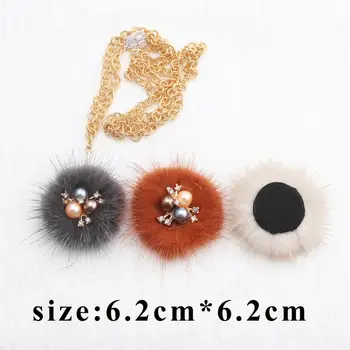 GUFEATHER M551,smykker, tilbehør,håndlavede,fluffy bold,diy-øreringe,charms,diy perler, tilbehør,smykker at gøre,6stk/masse