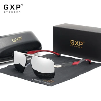 GXP Aluminium Mænds Solbriller, Polariserede Linse, Brand Design Templer Sol briller Belægning Spejl Briller Oculos de sol 7719