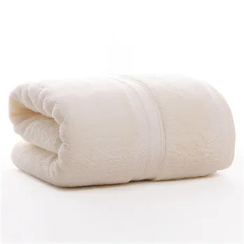 Høj kvalitet badehåndklæde tyk jaquardvævet strand håndklæder for voksne super absorberende 70*140 kvinde mand håndklæde - rabat www.jl-energy.dk
