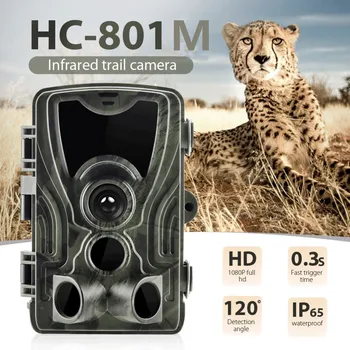 HC-801M 2G Jagt Trail Kamera Nat Version Vilde Kameraer 0.3 s Udløse 16MP 1080P IP65 Foto Fælde Dyreliv Kamera Surveillance7