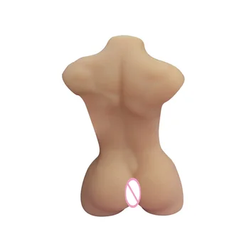 HISMITH Fuld Silikone 3D-Frontal Muskuløs Torso Mandlig Dukke Med Stor Penis Anal Hul Enhed Silikone Overordnede Love Doll For Kvinder
