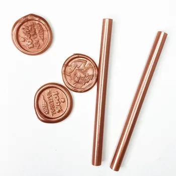Hot Melt Lim Stick Retro Metallisk Farve Bronze Guld Lak, Voks Segl DIY Værktøjer Høj Viskositet Selvklæbende 25PCS*7/11mm*100mm