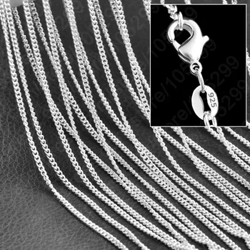 Hot Sælger Forskellige Stilarter, 925 Sterling Sølv Knyttet Kæde Til Kvinder, Mænd Nyankomne Smykker Halskæde Tilbehør