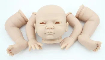 Hurtig Levering 22inch Reborn Baby Doll Kit Lavet Af Silikone Vinyl Levende Reborn Dukke Kit Dukke Tilbehør Til 22inch Reborn Dukke