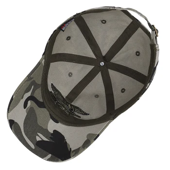 Høj Kvalitet Army Cap Camo Baseball Cap Mænd Camouflage Snapback Hat Taktiske Cap Mandlige Broderi Gorra Badge Udendørs Knogle Sport