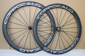Høj kvalitet clincher 50mm/rørformede grå carbon hjul 700C road bike hjul 25mm bredde cykel hjulsæt