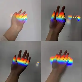 Højre Vinkel Refleksion Prisme Eksperimentel Optik Mitsubishi Spejl Børn Eleverne Til At Se På Regnbuen Til At Tage Billeder