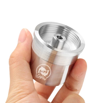 ICafilas Genopfyldning kapsel pod resuable Filter cup passer til illy X Y TYPE Kaffemaskine Metal, Rustfrit Stål Og kapsel