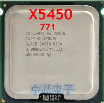 Intel Xeon X5450 3,0 GHz/12M/1333 Processor tæt på LGA771,,virker på LGA 775 bundkort 2 Konvertering klistermærker Stykker Gratis