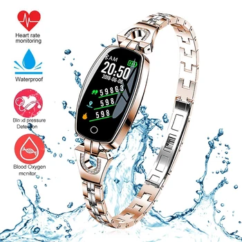 IP67 H8 Smart Mode Ure Til Kvinder, puls, Blodtryk Smart Armbånd Fitness Tracker Smart Ur Reloj Inteligente