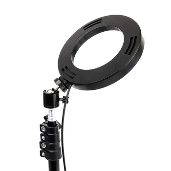 IrioDimmable Ring-LED-lampe Studio Kamera Ring Lys Foto-Telefon Video Lampe Med Stativer Selfie Stick Ring Fyld Lys