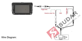 Isudar Omvendt Kamera Sikkerhed 8 LED HD Vandtæt Kamera på Bagsiden Night Vision DC 12V Stødsikkert Parkering Kamera Anti jamming