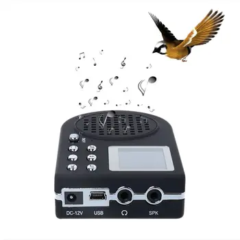 Jagt Lokkedue Fugl, der Ringer Bærbare Molle MP3-Afspiller Fugl Lyd Højttaler Dyr Sang Enhed Forstærker Ingen Fjernbetjening
