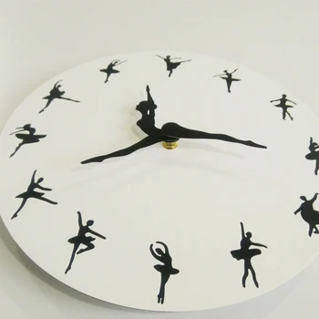 Joid ' art vægure akryl Ballet se europa portræt horloge digitale ur hjem indrettet Til Stue klistermærker