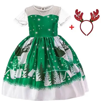 Jul Dress Piger Dress Børn Kjoler For Piger Kostume Elegant Prinsesse Kjole Halloween Party Børn Tøj 4 8 10 År