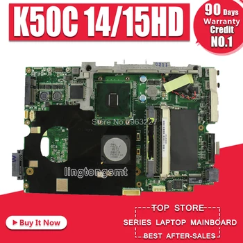 K50C Bundkort 14/15HD REV 2.1 USB2.0 Til Asus K40C K50C X5DC Laptop bundkort Bundkort K50C K50C teste Bundkortet OK
