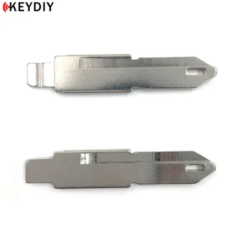 KEYDIY 10 stk/masse Metal Tomme Uncut Flip KD/VVDI/JMD Fjernbetjeningen Blade Type #53 for Peugeot 206 NR. 53 Blade