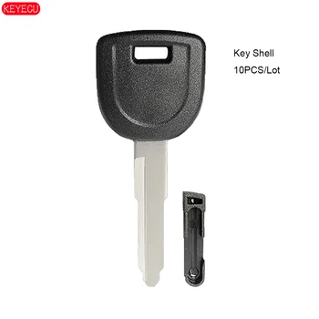 KEYECU 10STK/Masse Transponder Nøgle etui Med Plug Fob Mazda No Logo