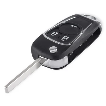 KEYYOU Modificeret Bil Fjernbetjening Nøgle, der Passer til Chevrolet Cruze Malibu Aveo Gnist Sejle 3 Knapper 433MHz Control Alarm Fob