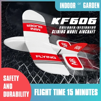KF606 RC Fly, der Flyver Fly EPP Skum Svævefly Toy Fly, Rc 2,4 Ghz 15 Minutter Fligt Tid Skum Fly Legetøj Til Børn Gaver