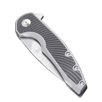 Kizer overlevelse kniv Ginesis KI4518 2020 ny lommekniv med kulstof fiber håndtag edc værktøjer