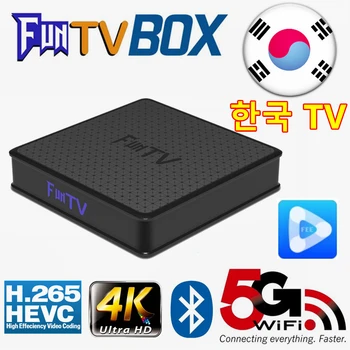 Koreanere Tvpad4 evpad pro UBOX Korea-TV-BOKSEN Film Indbygget WIFI Android TV Box feetv koreansk TV HD Boks