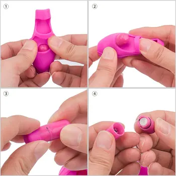 Kvinder G-Spot Vibrator Finger Vibrator Sleeve Brystvorter Massage Masturbator Flirte Klitoris Stimulator Voksen Sex Legetøj Sex Shop