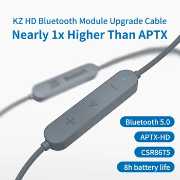Kz aptx hd csr8675 mmcx módulo bluetooth-fone de ouvido 5.0 cabo de atualização sem fio aplica-se asx as10zstzsnprozs10pro/as16/