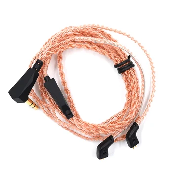 KZ ilt-fri kobber, kabel-rose gold opgradere headset ZST AS10 originale kabel ZSN ZS10 PRO