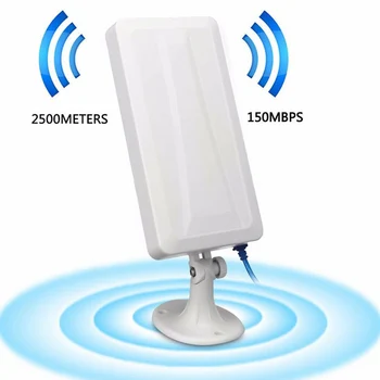 Lang Rækkevidde WiFi Wireless Extender Udendørs Router Repeater WLAN-Antenne Signal Booster @M23