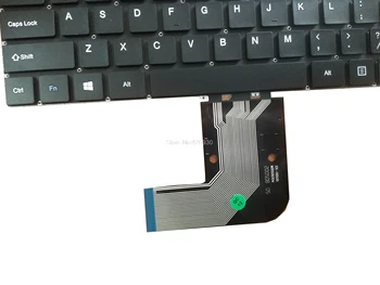Laptop Tastatur For Teclast F7 Plus XK-HS105 MB3181004 russisk RU engelsk OS, Black INGEN Ramme Uden Baggrundsbelyst