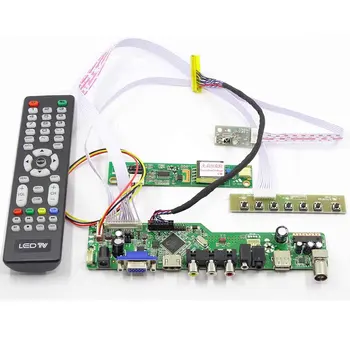 Latumab Nyt Kit til B154EW02 V1 TV+HDMI+VGA+USB-LCD-LED-skærm-Controller Driver yrelsen