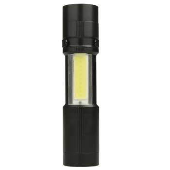 Litwod 1510 LED MINI Lommelygte XPE + COB fakkel pen lys Vandtæt Aluminium 4 Tilstande Fakkel bruger AAA-Batteri Til Camping arbejde