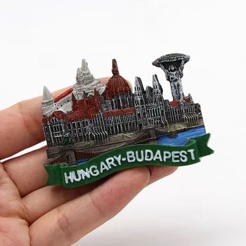 Lucerne lion Macao Venedig Italien New Zealand 3D magnetisk køleskab mærkat Souvenirs med hjem dekoration Budapest Ungarn Cambodja