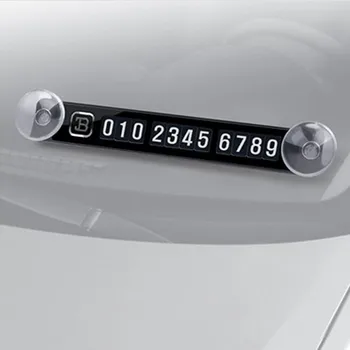 Magnetisk Parkering Card Telefonnummer Kort Plade Bil Mærkat for Ford Focus 2 3 Fiesta Mondeo Tuga Toyota Corolla rav4 Tilbehør