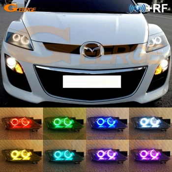 Mazda cx-7 CX-7 2006 2007 2008 2009 2010 2011 2012 Fremragende RF-fjernbetjening Bluetooth-APP Multi-Color RGB LED Angel Eyes kit
