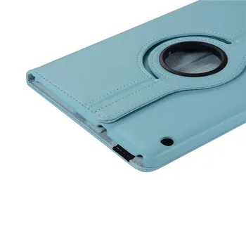 MediaPad T5 360 Roterende Klip-Stand Læder Flip Cover Til Huawei MediaPad T5 10 AGS2-W09/L09/L03/10,1 tommer Tablet Tilfælde+Film+Pen