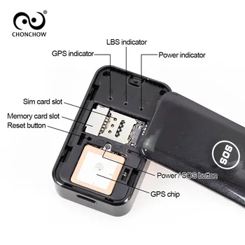 Mini GPS Tracker Børn, Ældre Håndfri Tale GSM GPRS GPS-Locator Tracking-Enhed til Moto med SOS-Opkald Stemme Overvåge Gratis APP