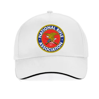 Mode Print Baseball Cap National Rifle Association cap Justerbar Unisex Hip Hop hat Udendørs Solen Snapback Hatte
