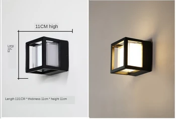 Moderne Vandtæt Udendørs LED væglampe, Radar Motion Sensor Væg Lampe Fugt-bevis væglampe Korridor Midtergangen Have Indendørs IP65